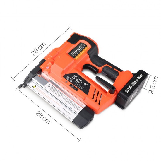 Giantz 2-in-1 Nail Gun with a Lithium Battery Giantz 2-in-1 Nail Gun with a Lithium Battery