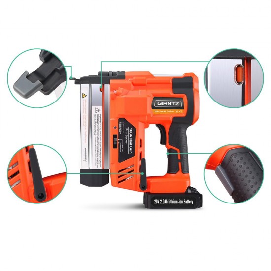 Giantz 2-in-1 Nail Gun with a Lithium Battery Giantz 2-in-1 Nail Gun with a Lithium Battery