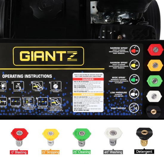 Giantz 10HP 4800PSI High Pressure Washer Giantz 10HP 4800PSI High Pressure Washer
