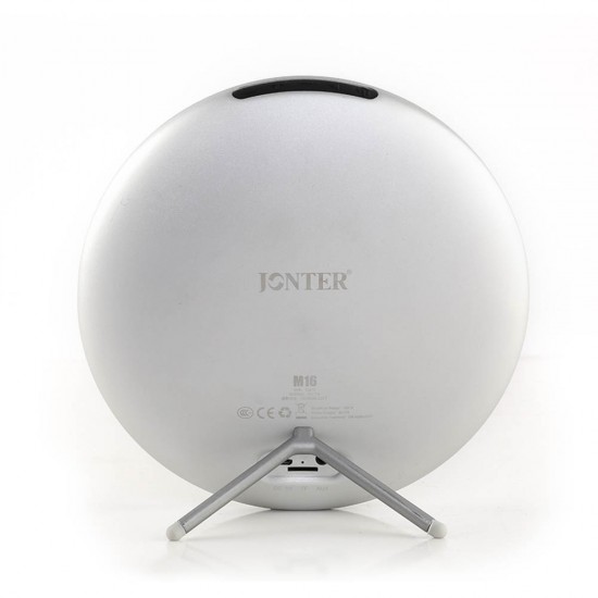 Jonter Desktop Wireless Bluetooth Speaker - Silver Jonter Desktop Wireless Bluetooth Speaker - Silver