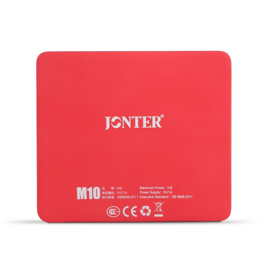 Jonter Mini Desktop Wireless Bluetooth Speaker - Red Jonter Mini Desktop Wireless Bluetooth Speaker - Red