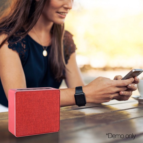 Jonter Mini Desktop Wireless Bluetooth Speaker - Red Jonter Mini Desktop Wireless Bluetooth Speaker - Red