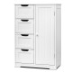 Artiss Bathroom Tallboy Storage Cabinet - White Artiss Bathroom Tallboy Storage Cabinet - White