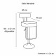 2 x CELO BARSTOOL WHITE 2 x CELO BARSTOOL WHITE
