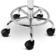 Artiss PU Leather Swivel Salon Stool - White Artiss PU Leather Swivel Salon Stool - White