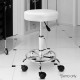 Artiss PU Leather Swivel Salon Stool - White Artiss PU Leather Swivel Salon Stool - White