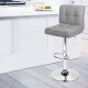 Artiss Set of 2 Fabric Bar Stools - Grey Artiss Set of 2 Fabric Bar Stools - Grey