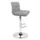 Artiss Set of 2 Fabric Bar Stools - Grey Artiss Set of 2 Fabric Bar Stools - Grey