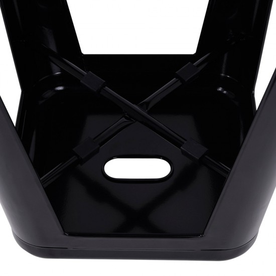 Artiss Set of 2 Metal Backless Stools - Black Artiss Set of 2 Metal Backless Stools - Black