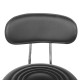 Artiss PU Leather Swivel Chair with Backrest - Black Artiss PU Leather Swivel Chair with Backrest - Black