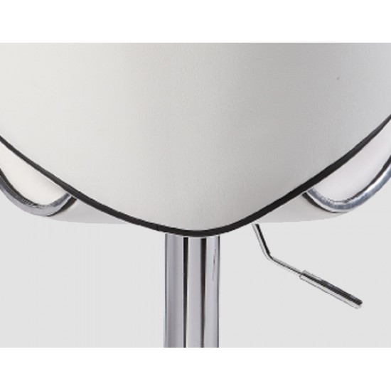 2 X Bela Bar Stool White 2 X Bela Bar Stool White