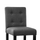 Artiss Set of 2 French Provincial Dining Chair - Charcoal Artiss Set of 2 French Provincial Dining Chair - Charcoal