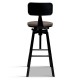 Artiss Rustic Industrial Metal Bar Stool Artiss Rustic Industrial Metal Bar Stool