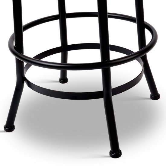 Artiss Rustic Industrial Round Bar Stool Artiss Rustic Industrial Round Bar Stool