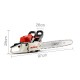 Giantz 62CC Commercial Petrol Chainsaw - Red & White Giantz 62CC Commercial Petrol Chainsaw - Red & White