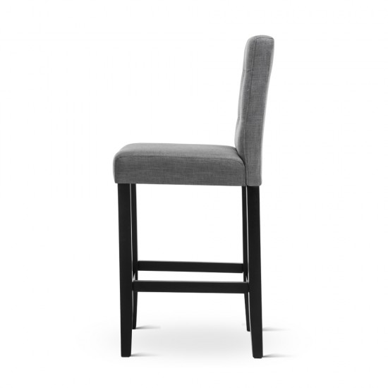 Artiss Set of 2 French Provincial Dining Chairs - Grey Artiss Set of 2 French Provincial Dining Chairs - Grey