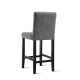 Artiss Set of 2 French Provincial Dining Chairs - Grey Artiss Set of 2 French Provincial Dining Chairs - Grey