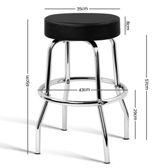 Artiss PU Leather Guitar Bar Stool - Black Artiss PU Leather Guitar Bar Stool - Black