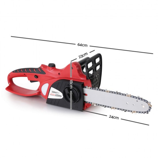 Giantz 20V Cordless Chainsaw - Black and Red Giantz 20V Cordless Chainsaw - Black and Red