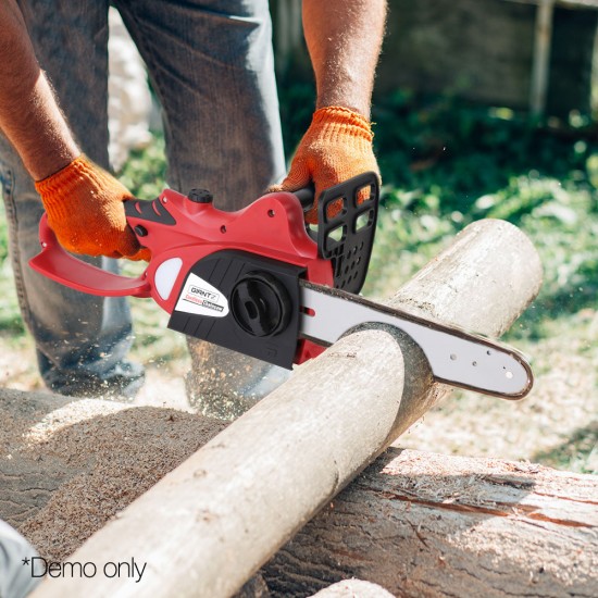 Giantz 20V Cordless Chainsaw - Black and Red Giantz 20V Cordless Chainsaw - Black and Red