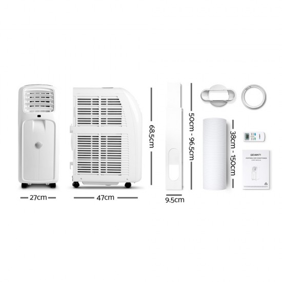 3-in-1 Portable Air Conditioner - White 3-in-1 Portable Air Conditioner - White