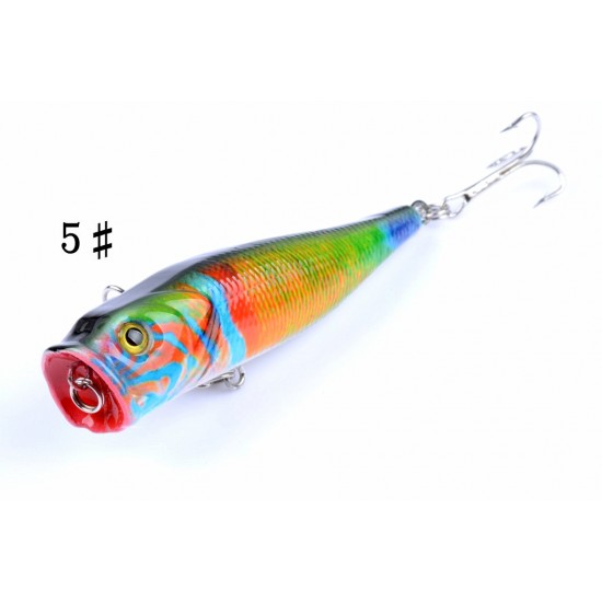 6X 9cm Popper Poppers Fishing Lure Lures Surface Tackle Fresh Saltwater