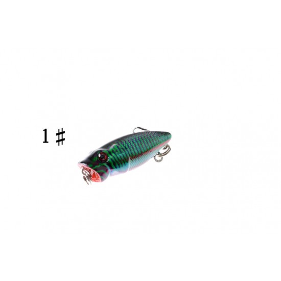 6X 3.5cm Popper Poppers Fishing Lure Lures Surface Tackle Fresh Saltwater