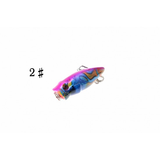 6X 3.5cm Popper Poppers Fishing Lure Lures Surface Tackle Fresh Saltwater