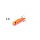 6X 3.5cm Popper Poppers Fishing Lure Lures Surface Tackle Fresh Saltwater