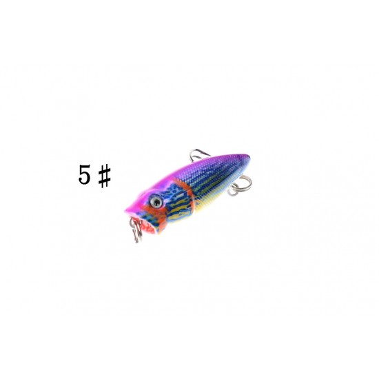 6X 3.5cm Popper Poppers Fishing Lure Lures Surface Tackle Fresh Saltwater