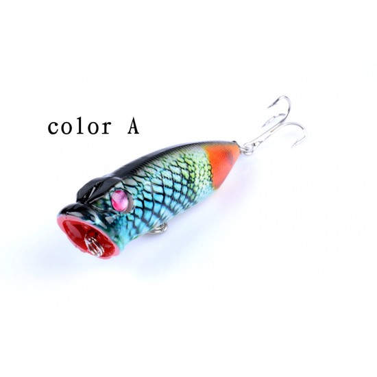 4X 6.5cm Popper Poppers Fishing Lure Lures Surface Tackle Saltwater