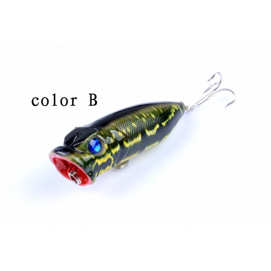 4X 6.5cm Popper Poppers Fishing Lure Lures Surface Tackle Saltwater