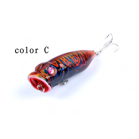 4X 6.5cm Popper Poppers Fishing Lure Lures Surface Tackle Saltwater