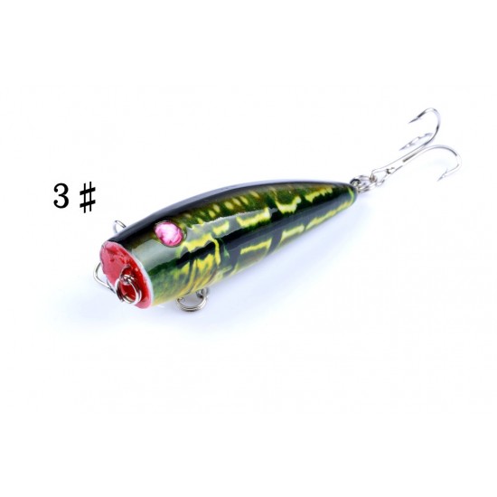 4X 6.8cm Popper Poppers Fishing Lure Lures Surface Tackle Saltwater