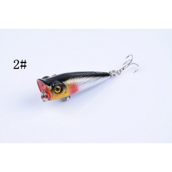 5X 5cm Popper Poppers Fishing Lure Lures Surface Tackle Fresh Saltwater