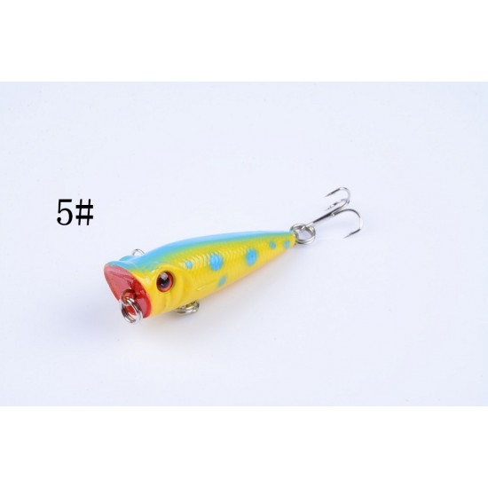 5X 5cm Popper Poppers Fishing Lure Lures Surface Tackle Fresh Saltwater