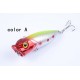 5X 6.5cm Popper Poppers Fishing Lure Lures Surface Tackle Fresh Saltwater