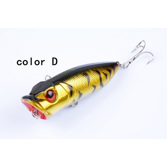 5X 6.5cm Popper Poppers Fishing Lure Lures Surface Tackle Fresh Saltwater