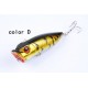 5X 6.5cm Popper Poppers Fishing Lure Lures Surface Tackle Fresh Saltwater