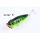 5X 6.5cm Popper Poppers Fishing Lure Lures Surface Tackle Fresh Saltwater