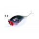 4X 6.5cm Popper Poppers Fishing Lure Lures Surface Tackle Fresh Saltwater