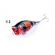 4X 6.5cm Popper Poppers Fishing Lure Lures Surface Tackle Fresh Saltwater