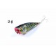 6X 6cm Popper Poppers Fishing Lure Lures Surface Tackle Fresh Saltwater