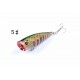 6X 6cm Popper Poppers Fishing Lure Lures Surface Tackle Fresh Saltwater