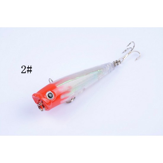 8X 6.5cm Popper Poppers Fishing Lure Lures Surface Tackle Fresh Saltwater