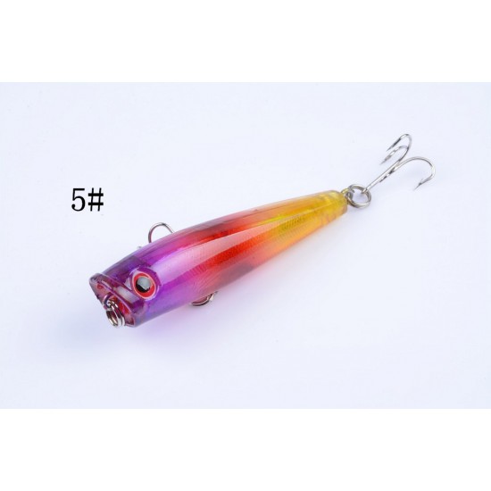 8X 6.5cm Popper Poppers Fishing Lure Lures Surface Tackle Fresh Saltwater