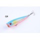 8X 6.5cm Popper Poppers Fishing Lure Lures Surface Tackle Fresh Saltwater