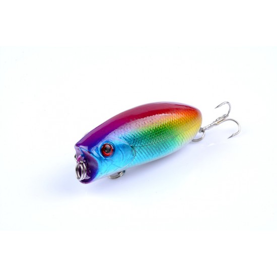 8X 6cm Popper Poppers Fishing Lure Lures Surface Tackle Fresh Saltwater