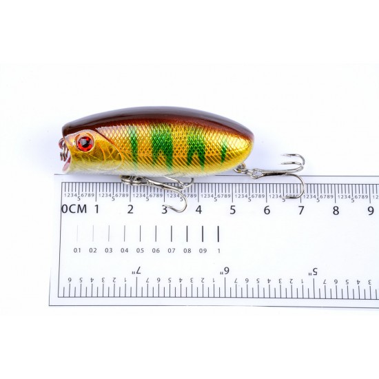 8X 6cm Popper Poppers Fishing Lure Lures Surface Tackle Fresh Saltwater