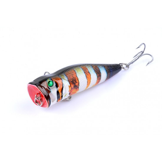 6X 7cm Popper Poppers Fishing Lure Lures Surface Tackle Fresh Saltwater